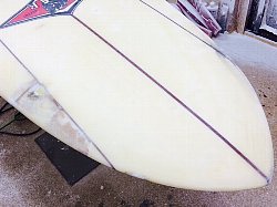 surfboard repair polyester remake nose bear 2
